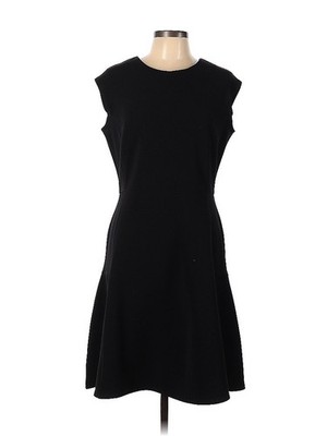 Halogen A-Line Black Dress, Large, Work/Date/Casual