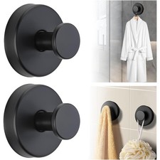 Strong Suction Cup Hooks for Shower Tile Kitchen Glass Door No Drill
