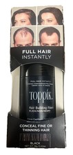TOPPIK Hair Building Fibers Get Full Hair Instantly Black New w/ Free Shipping