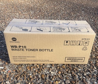 Konica Minolta WB-P10 ACTE011 Waste Toner Btle Bizhub 4050i 4700i 4750i