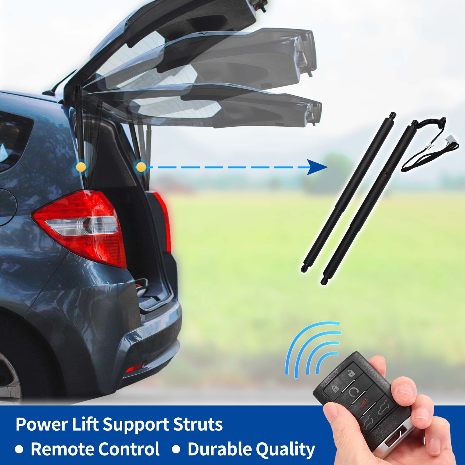 Pack of 2 For Chevrolet Equinox 16-17 Rear Tailgate Power Lift Support 23289161