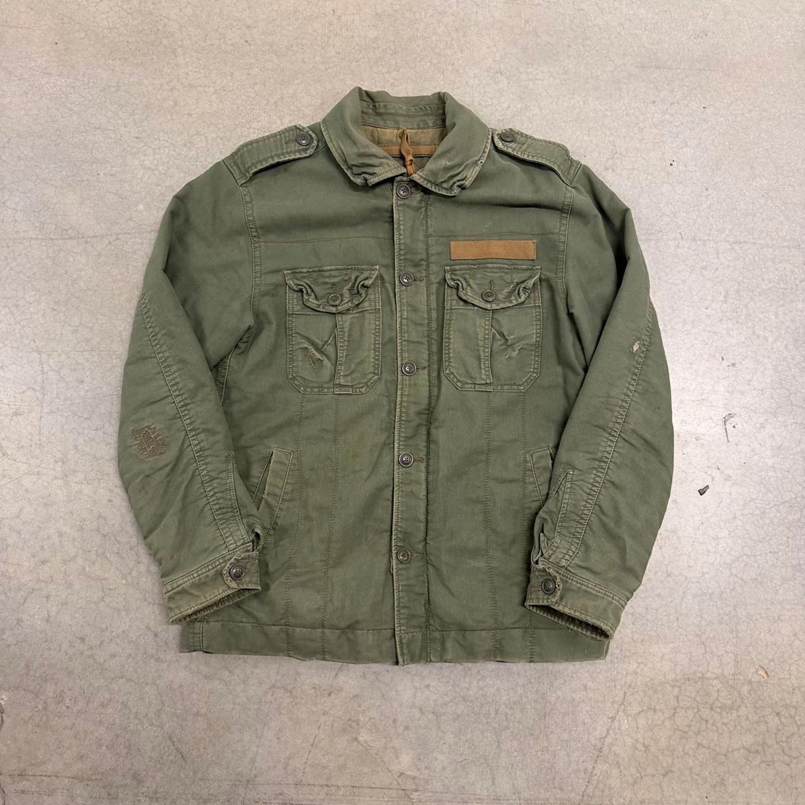 Vintage 00s No Boundaries Military Field Jacket Size M image 1