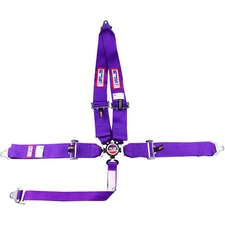 R.J.S. Safety Equipment 1029308 5-Point Cam-Lock Racing Harness Purple