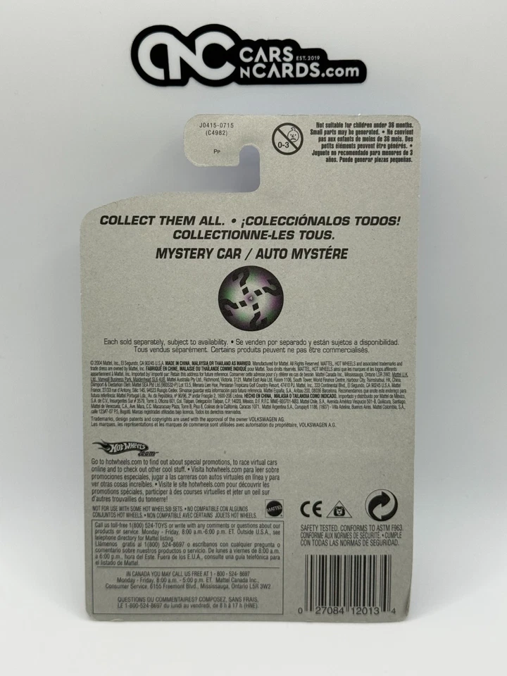 2005 Hot Wheels Factory Sealed Mystery Car Volkswagen Drag Truck With Protector - Image 4 of 4