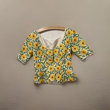 Costume Hand Tailored. Sunflower Floral Fairy Top Skirt Size S Small Size