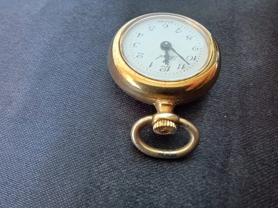 Royal Swiss Made Mechanik Uhr -Kettenuhr Vintage - Bild 3 von 4