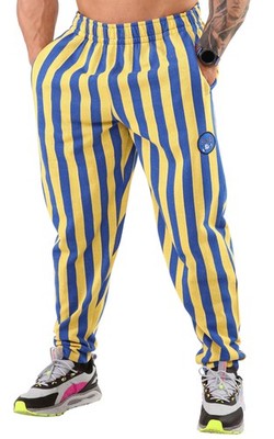 BGSM Men Track Pants Sweatpants Trackpants Gym Bodybuilding Fit 1349-PNT-YELLOW