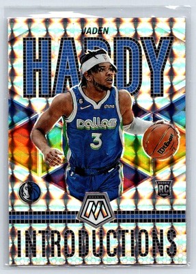 2022-23 Panini Mosaic Jaden Hardy #5 Introductions Mosaic Dallas Mavericks