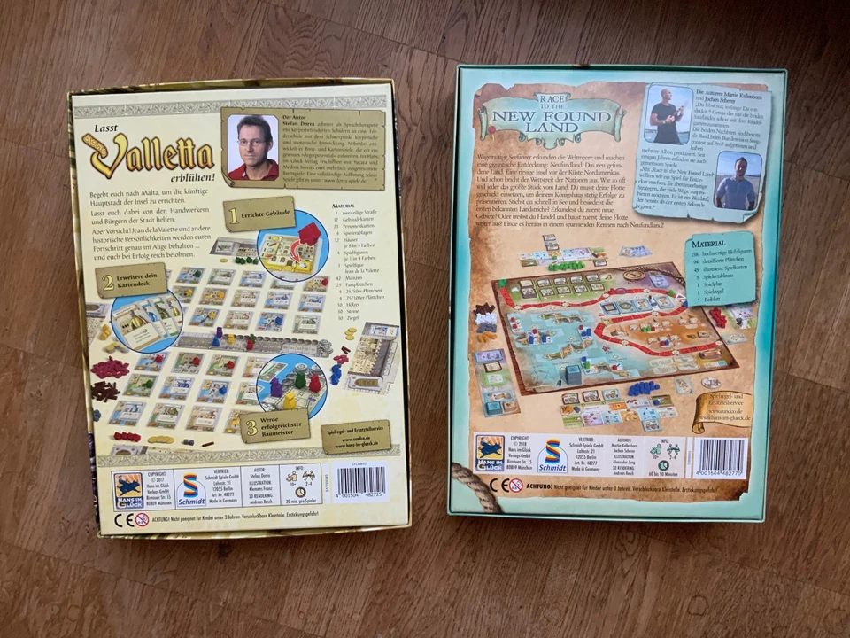 Hans im Glück Bundle: VALLETTA & RACE TO NEW FOUND LAND – RAR - Bild 2 von 4