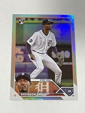 2023 Topps Baseball Rainbow Foil - Brendon Davis RC - Detroit Tigers