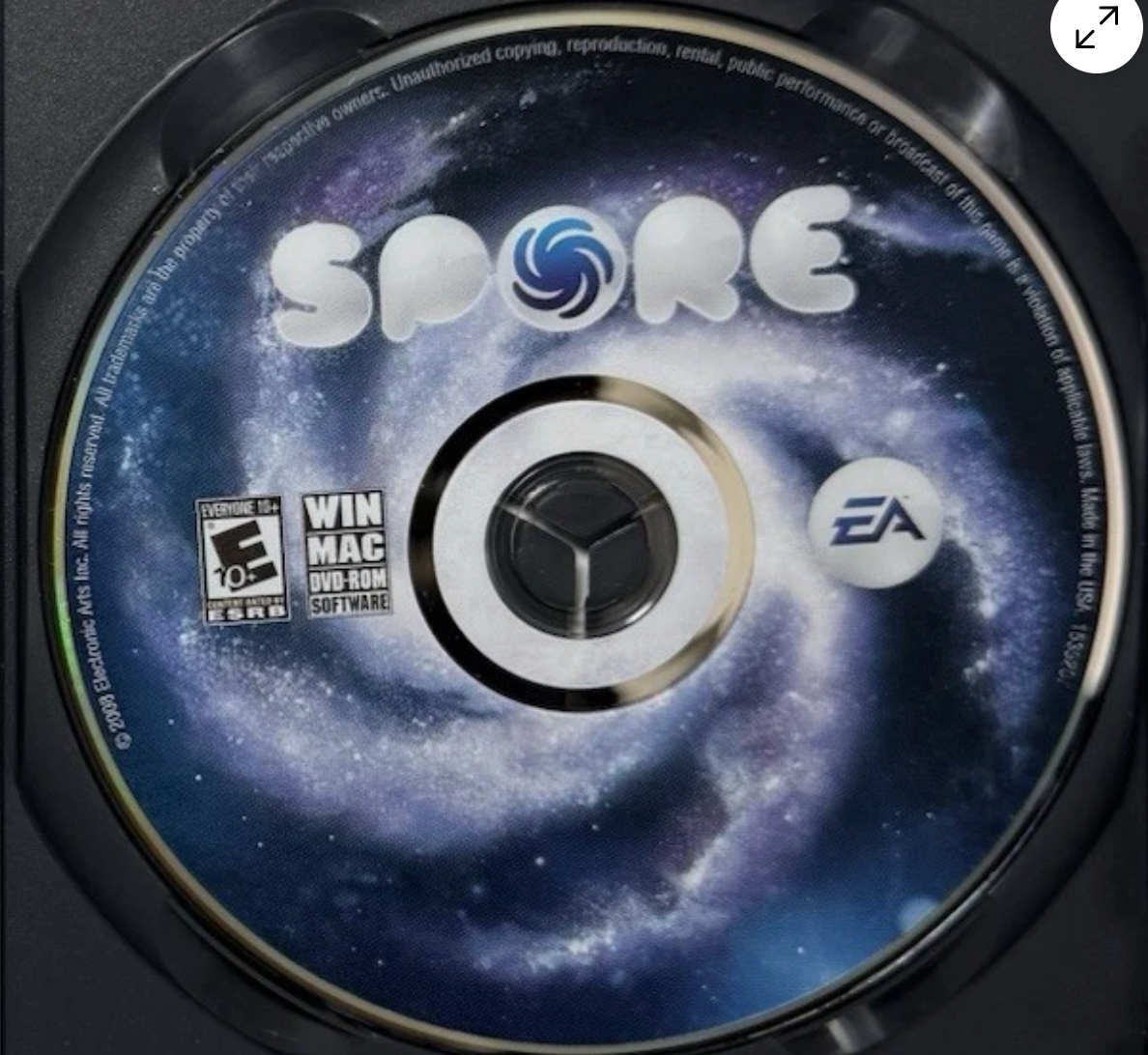 Spore (Windows/Mac, 2008) PC CD ROM Game - Disc Only 14633153521| eBay