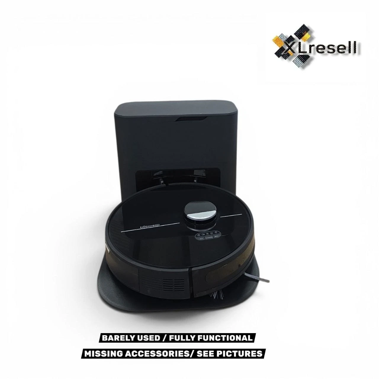 BObsweep - Dustin Self-Emptying Robot Vacuum & Mop, Night PET24-7-213