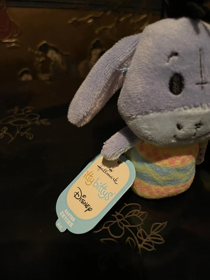 Peluche Hallmark Itty Bittys Disney Winnie The Pooh Tigger Eeyore 4" Nuevo con etiquetas Foto 4 de 4