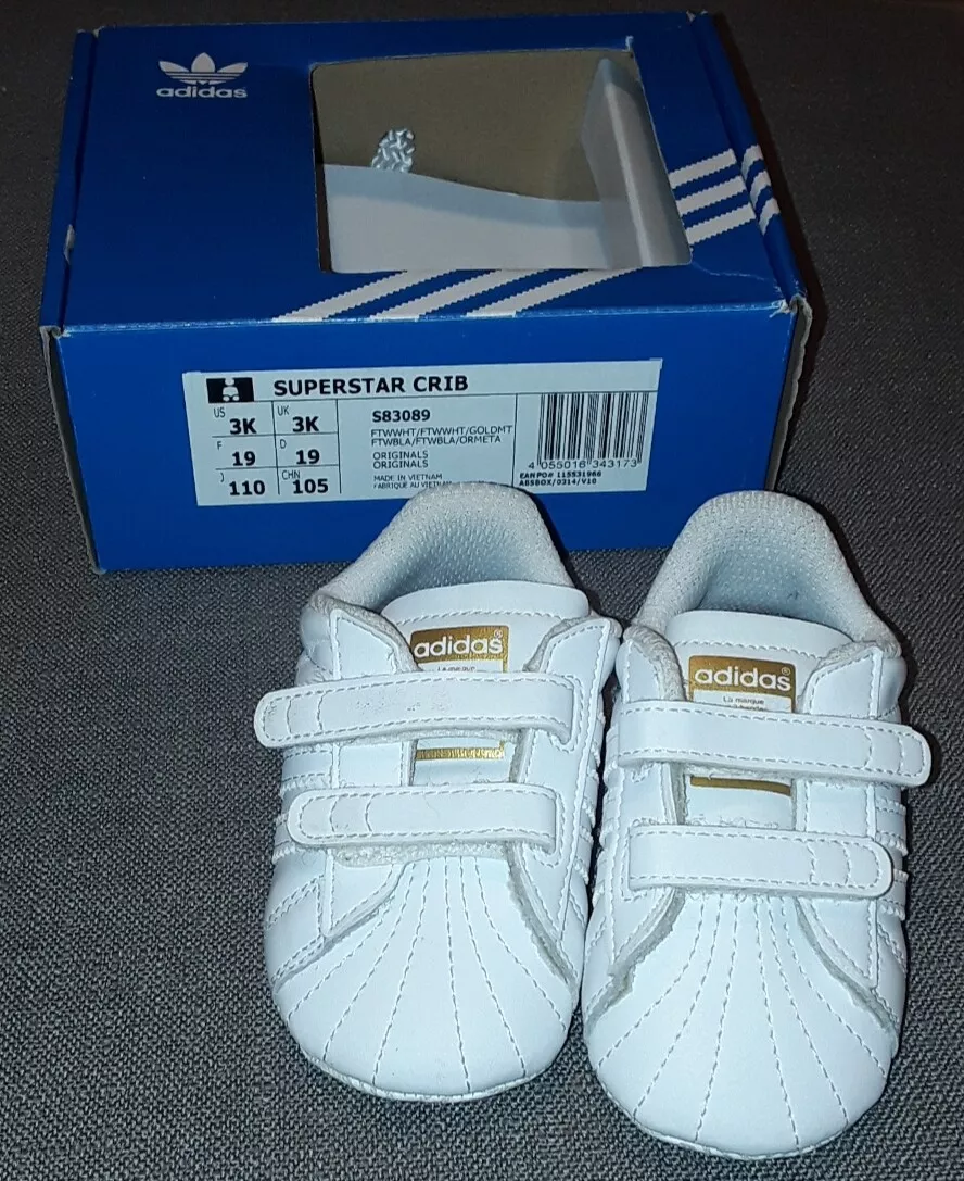 Adidas originals superstar crib infant hot sale