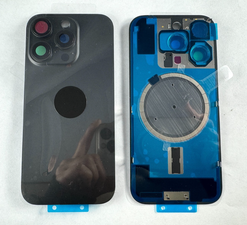 Vitre arrière coque arrière porte boîtier avec aimants objectif caméra OEM iPhone 16 Pro - Photo 2 sur 16