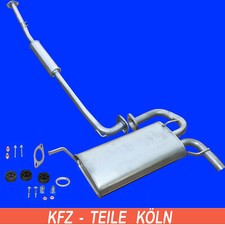 für Nissan X-Trail (T30) 2.0 2.0 4x4 2.5 4x4 Mittel+ Endschalldämpfer + Set