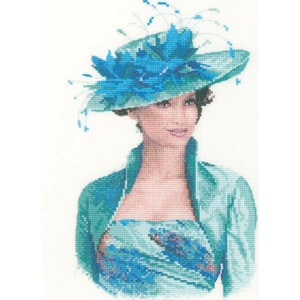 Heritage Kreuzstich Set Aida "Josephine (A)", Zählmuster, JLJO1158-A, 16x27cm - Bild 1 von 1