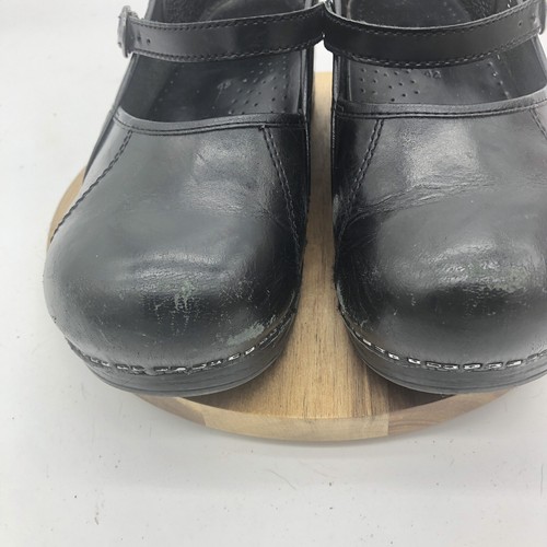Dansko Marcelle Mary Janes Damen-Slipper 11,5 schwarz Leder Keilabsatz bequem - Bild 4 von 14