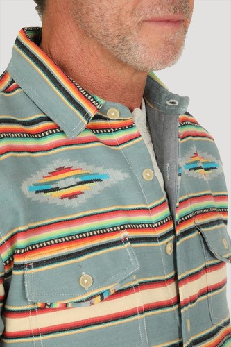 NWT True Grit "Spirit Of The Sky" Cotton Shirt Size L - Picture 3 of 18