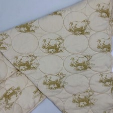 Kate Quinn Kids Circle Pig  Piglets Bamboo Quilted Stroller Blanket OS