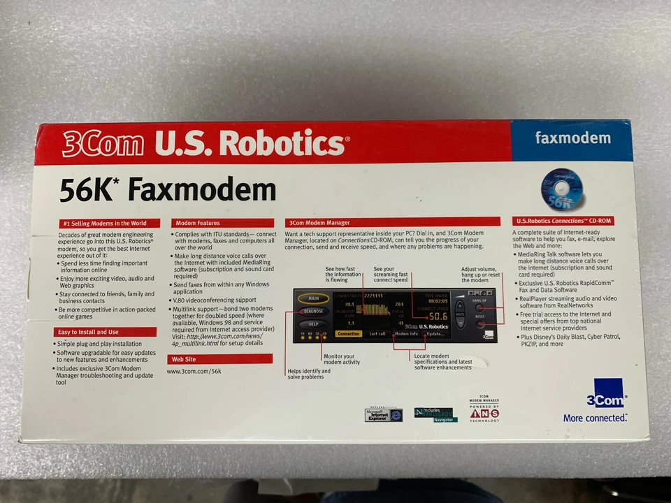 3com US Robotics 56k modem card Model 5687 Brand New - Image 2 of 3