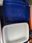 Vintage Tupperware Set Of 2 Season Serve Meat Storage Containers 1 small 1 large — photo 3