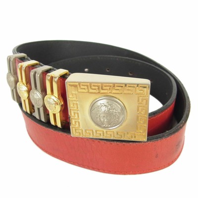 versace greek key belt