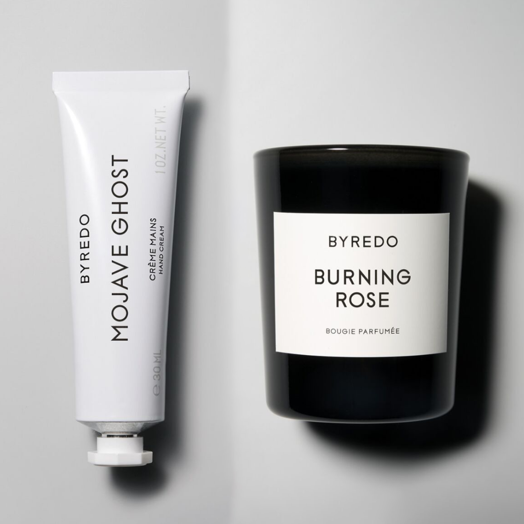 Scented Candles Byredo Mojave Ghost Candle Byredo Gift Set Burning