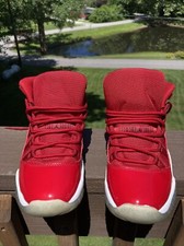 Jordans II XI Retro Win Like 96 Hightops 5.5 378038-623 Red 2017
