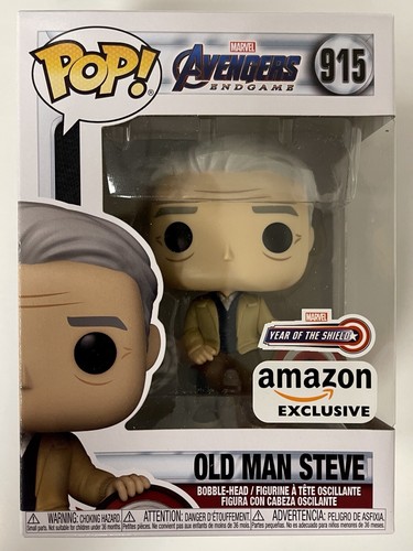 Funko Pop! Marvel Old Man Steve On 
