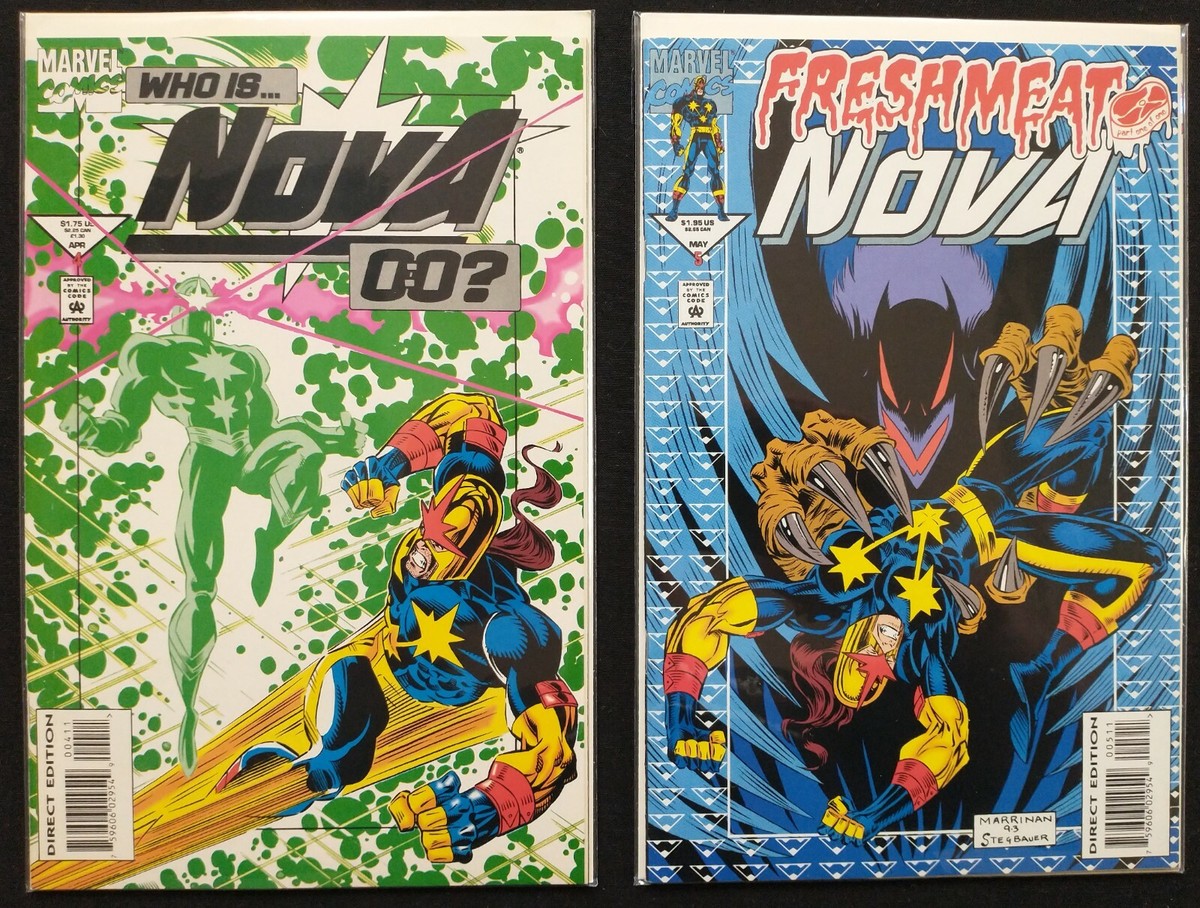 NOVA #1-9 Marvel Comics 1st Tailhook, Nova 00, Shatterforce