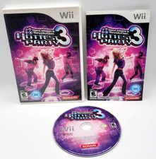 Dance Dance Revolution: Hottest Party 3 (Nintendo Wii, 2009) CIB Complete Tested