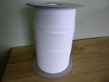 5/16" x 850 ft. Spool of Hollow Braid Polypropylene Rope. White. Made in USA.