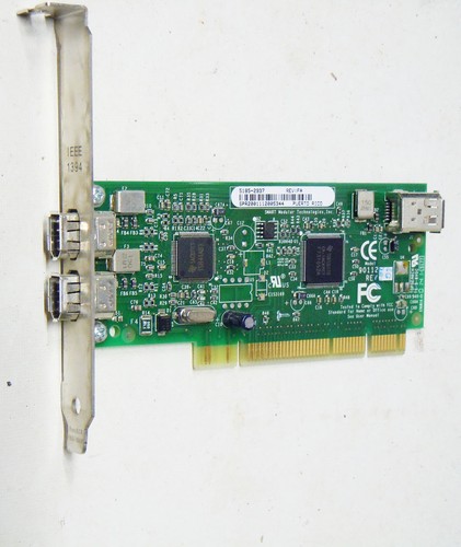 HP 5185-2937 Rev FA 3-Port Internal PCI Firewire IEEE 1394 SMART Modular Tech