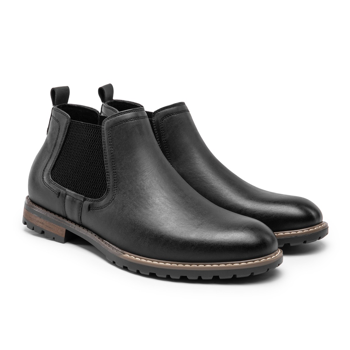 Men's Chelsea Boots Casual Slip-On Classic Dress Comfortable Ankle Boots
