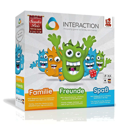 INTERACTION 2018 von Rudy Games - interaktives Brettspiel (nur 1x gespielt)