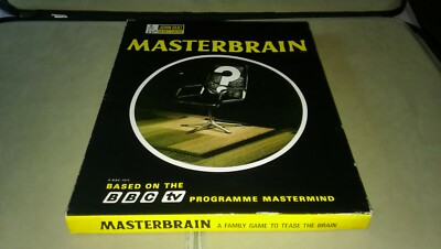 Vintage Retro Masterbrain basierend auf der BBC TV-Sendung Mastermind 1975. Komplett.