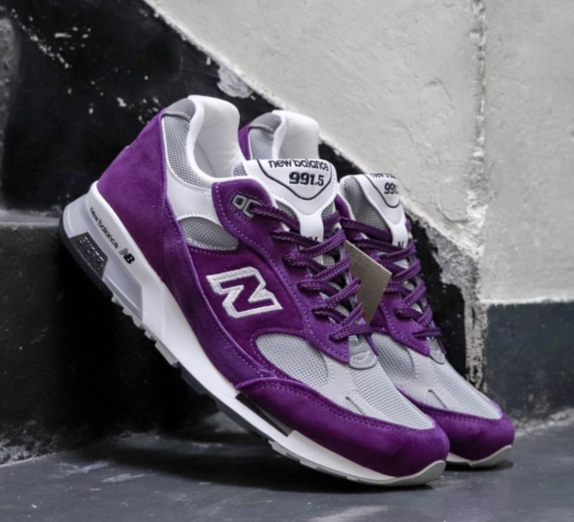 new balance 991 purple