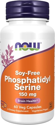 Now Foods Soy-Free Phosphatidyl Serine 150 mg 60 VegCap