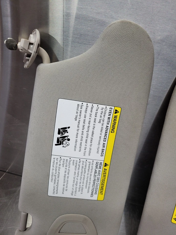 Par de parasol iluminado delantero izquierdo y derecho 11-13 Infiniti M37 M56 M35 gris OE Foto 3 de 4