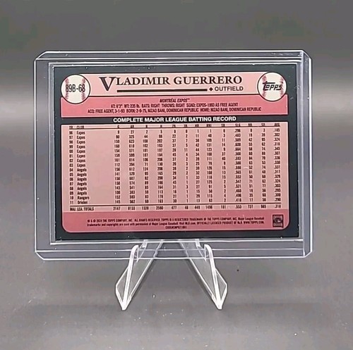 2024 Topps Series 1 - 1989 Topps 35th Anniversary #89B-68 Vlad Guerrero Expos - Picture 2 of 2