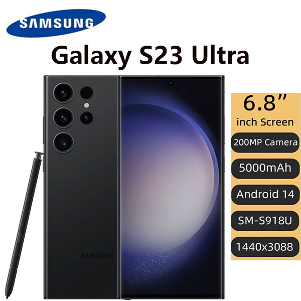 New Samsung Galaxy S23 Ultra 5G SM-S918U 8+256GB Factory Unlocked