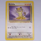 1999 Pokémon MEOWTH 56/64 1st Edition Jungle