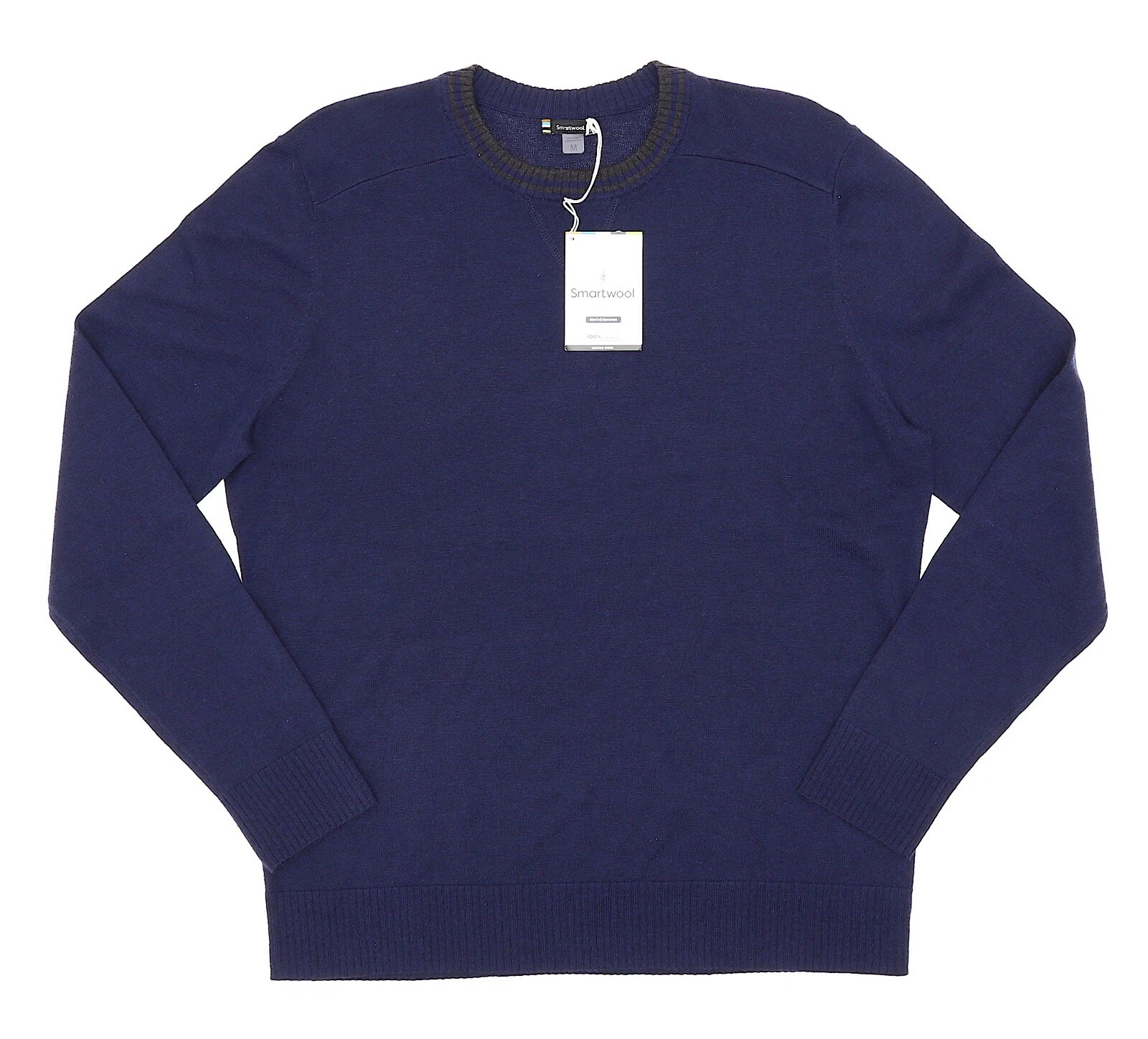 Smartwool Deep Navy Sparwood Crew Sweater L34717 Men's Size S
