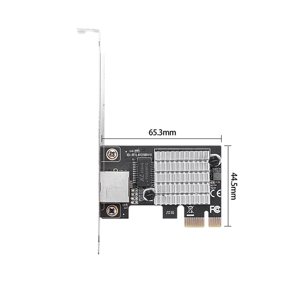 2500M/1000M 10/100/1000M/2.5G Card RTL8125B IO-PCE8125B-GLAN PCI-Express