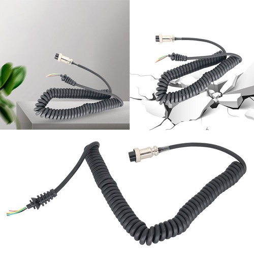 8 Pins Speaker Spring Cord Hand Speaker Microphone Cable for ICOM IC-449C 229C - Zdjęcie 6 z 11