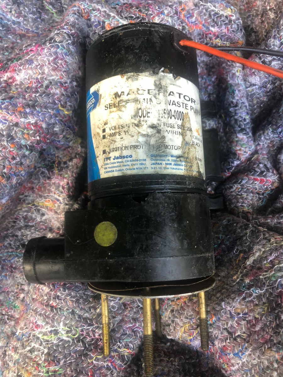 ムク　sar JABSCO 18590-0000 MACERATOR 12V SELF PRIMING WASTE PUMP, 15 Amp | eBay