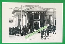 Found PHOTO of Old SUTRO BATH HOUSE at Ocean Beach San Francisco California