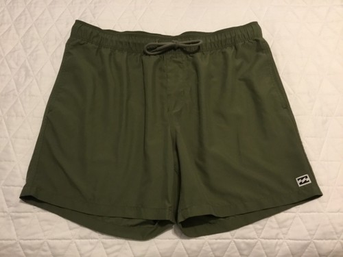 Billabong olivgrün All Day Layback kurze Länge Hybrid Boardshorts Herren XL