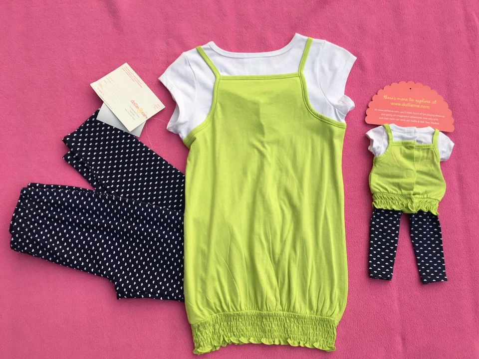 NUEVO Top Dollie & Me Talla 10 ~ Juego de Pantalones y Conjunto de Muñeca de 18 pulgadas Talla 10 Nuevo con Etiquetas ~ Envío Gratis Foto 2 de 4